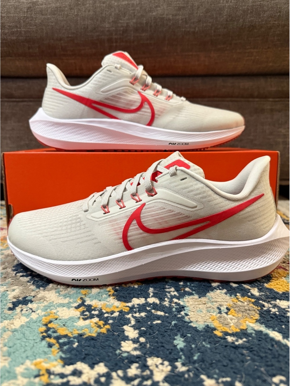 Size 8.5 - Nike Air Zoom Pegasus 39 “Platinum Tint Light Crimson”